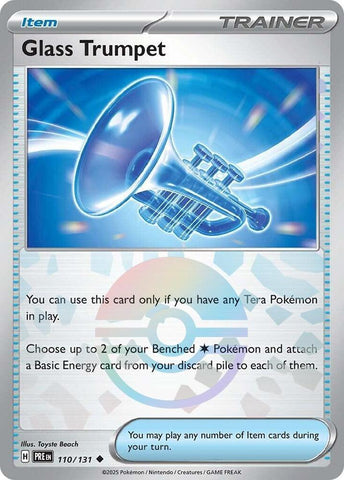 Glass Trumpet (110/131) (Poke Ball Pattern) [Scarlet & Violet: Prismatic Evolutions] - The Mythic Store | 24h Order Processing