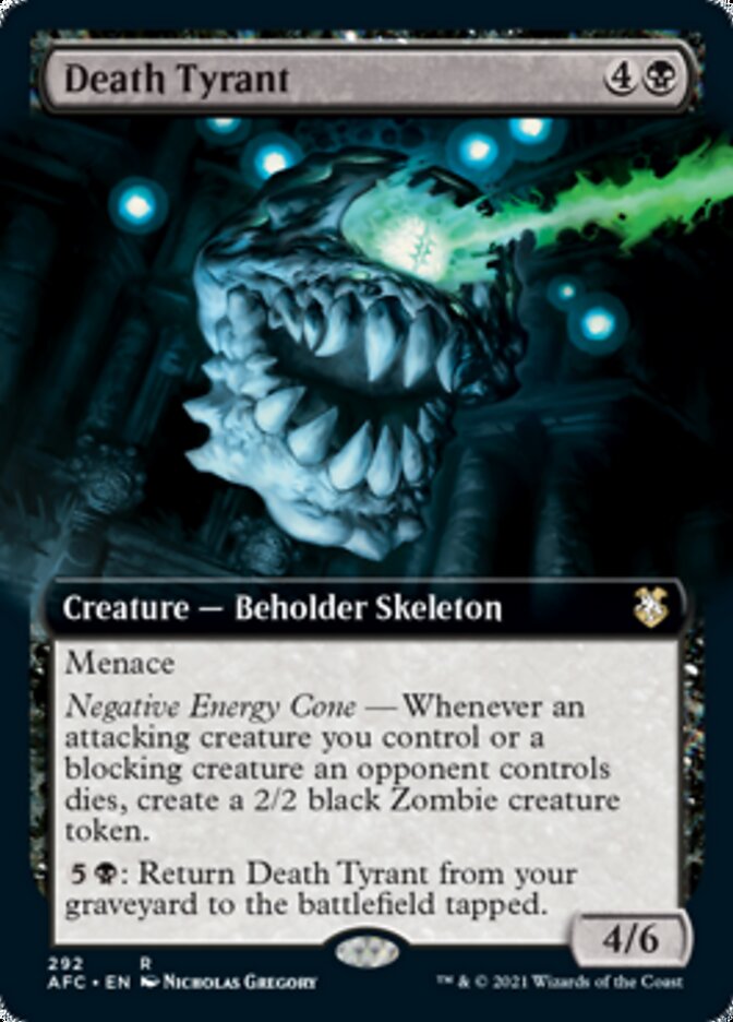 Death Tyrant (Extended Art) [Dungeons & Dragons: Adventures in the Forgotten Realms Commander] - The Mythic Store | 24h Order Processing