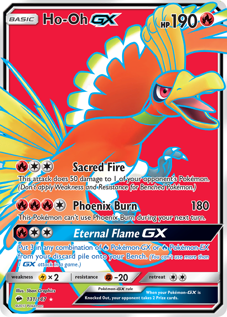 Ho-Oh GX (131/147) [Sun & Moon: Burning Shadows] - The Mythic Store | 24h Order Processing
