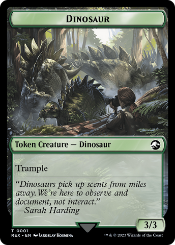 Dinosaur Token [Jurassic World Collection Tokens] - The Mythic Store | 24h Order Processing