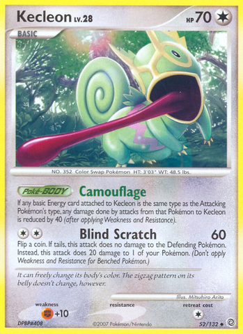 Kecleon (52/132) [Diamond & Pearl: Secret Wonders] - The Mythic Store | 24h Order Processing