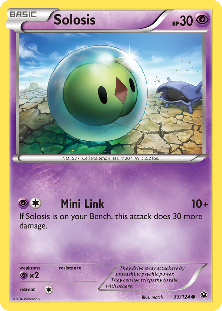 Solosis (33/124) [XY: Fates Collide] - The Mythic Store | 24h Order Processing