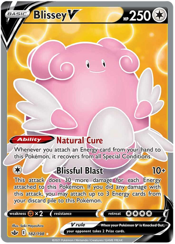 Blissey V (182/198) [Sword & Shield: Chilling Reign] - The Mythic Store | 24h Order Processing