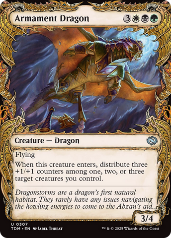Armament Dragon (Showcase) [Tarkir: Dragonstorm] - The Mythic Store | 24h Order Processing
