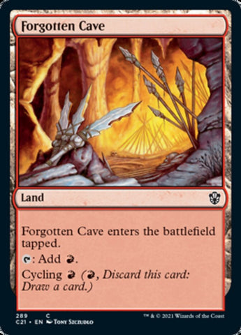 Forgotten Cave [Commander 2021] - The Mythic Store | 24h Order Processing