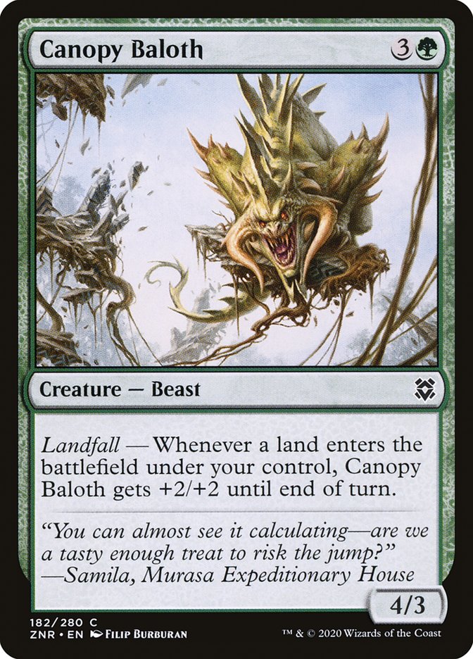 Canopy Baloth [Zendikar Rising] - The Mythic Store | 24h Order Processing