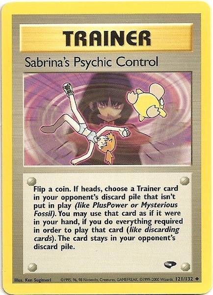 Sabrina's Psychic Control (121/132) [Gym Challenge Unlimited] - The Mythic Store | 24h Order Processing
