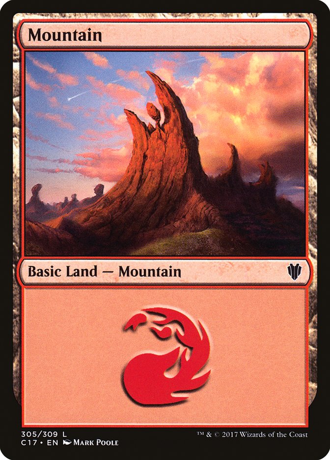 Mountain (305) [Commander 2017] - The Mythic Store | 24h Order Processing