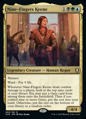 Nine-Fingers Keene [Commander Legends: Battle for Baldur's Gate] - The Mythic Store | 24h Order Processing