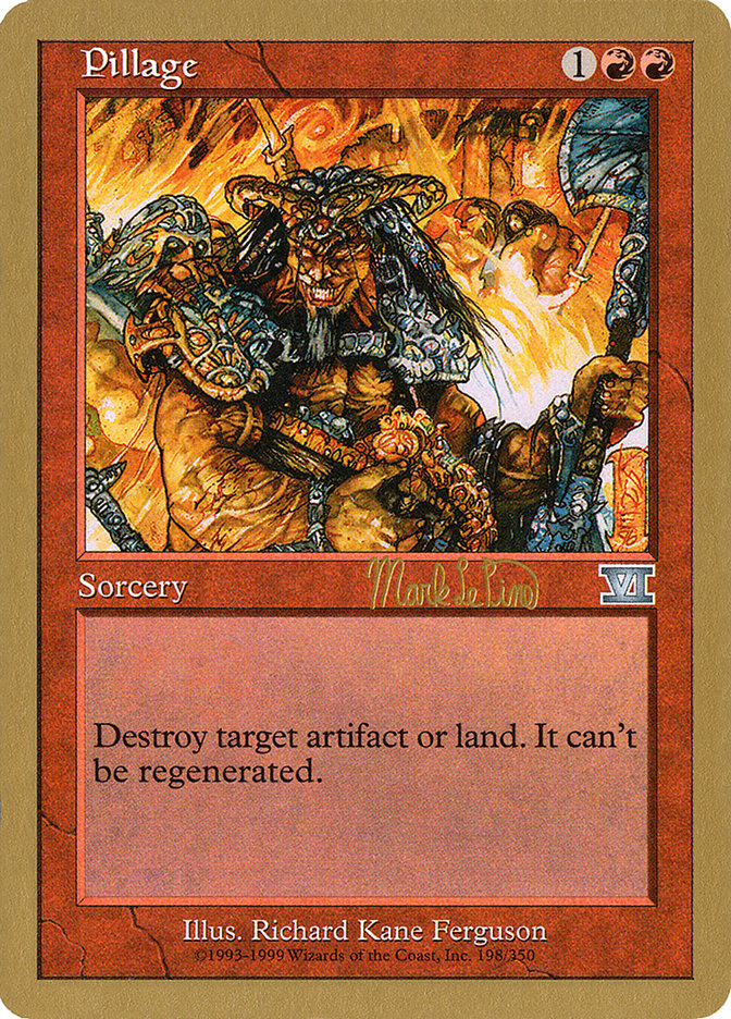 Pillage (Mark Le Pine) [World Championship Decks 1999] - The Mythic Store | 24h Order Processing