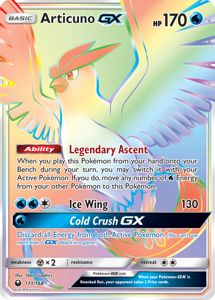 Articuno GX (171/168) [Sun & Moon: Celestial Storm] - The Mythic Store | 24h Order Processing
