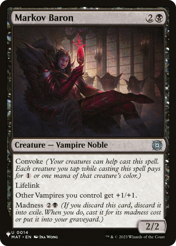 Markov Baron [The List] - The Mythic Store | 24h Order Processing