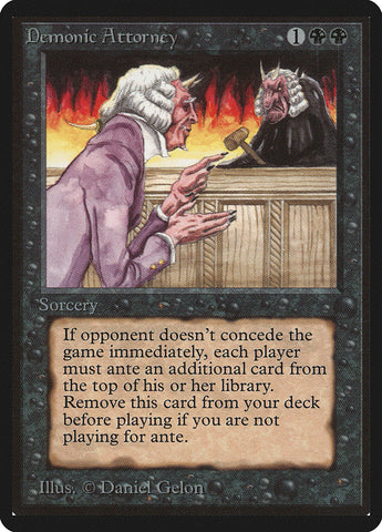 Demonic Attorney [Beta Edition] - The Mythic Store | 24h Order Processing