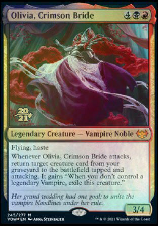 Olivia, Crimson Bride [Innistrad: Crimson Vow Prerelease Promos] - The Mythic Store | 24h Order Processing