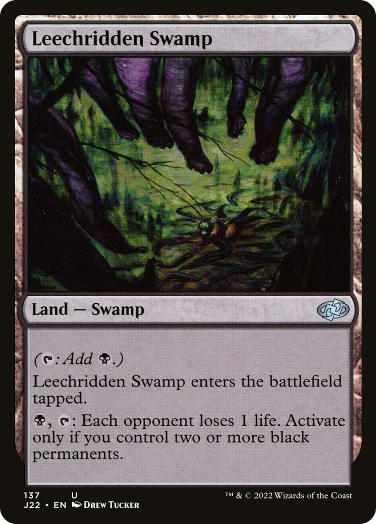 Leechridden Swamp [Jumpstart 2022] - The Mythic Store | 24h Order Processing