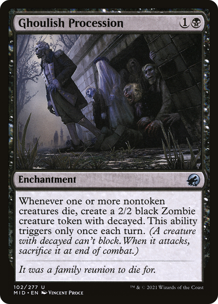 Ghoulish Procession [Innistrad: Midnight Hunt] - The Mythic Store | 24h Order Processing