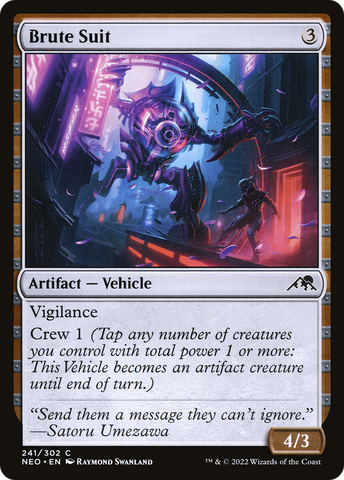 Brute Suit [Kamigawa: Neon Dynasty] - The Mythic Store | 24h Order Processing