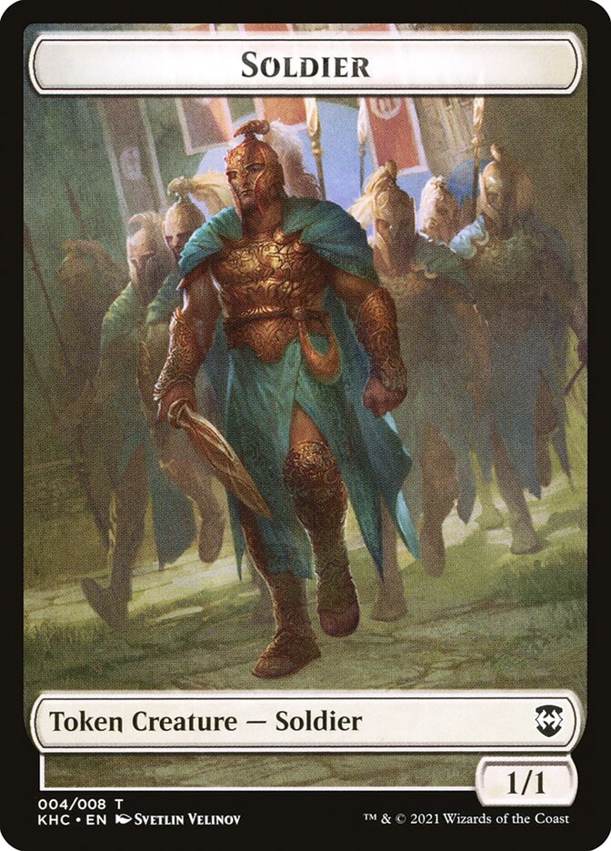 Bird (001) // Soldier Double-Sided Token [Kaldheim Commander Tokens] - The Mythic Store | 24h Order Processing