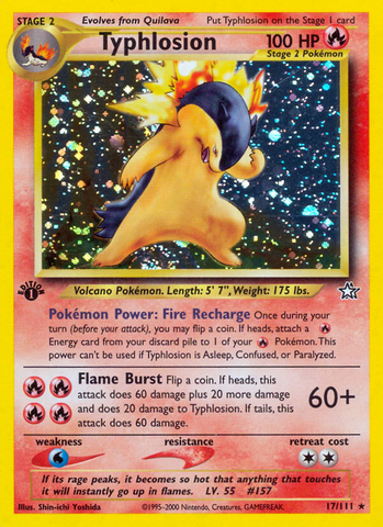Typhlosion (17/111) [Neo Genesis 1st Edition] - The Mythic Store | 24h Order Processing