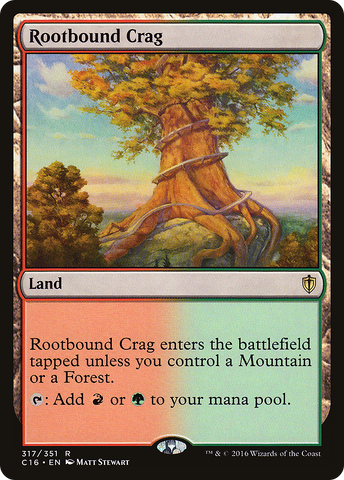 Rootbound Crag [Commander 2016] - The Mythic Store | 24h Order Processing