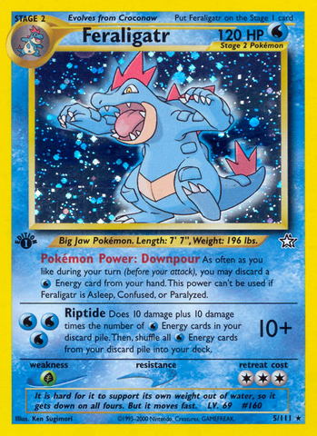 Feraligatr (5/111) [Neo Genesis 1st Edition] - The Mythic Store | 24h Order Processing