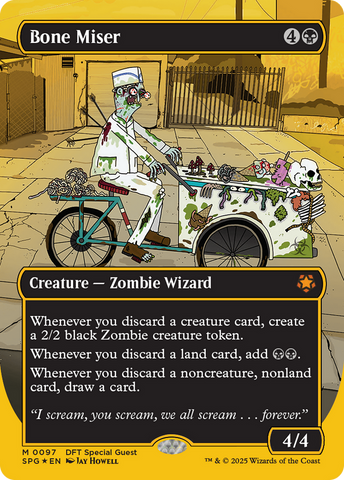 Bone Miser (Borderless) (First-Place Foil) [Aetherdrift Special Guests] - The Mythic Store | 24h Order Processing