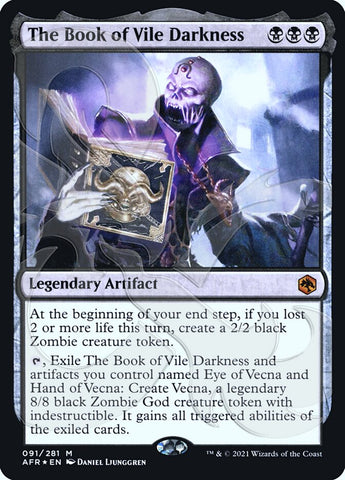 The Book of Vile Darkness (Ampersand Promo) [Dungeons & Dragons: Adventures in the Forgotten Realms Promos] - The Mythic Store | 24h Order Processing