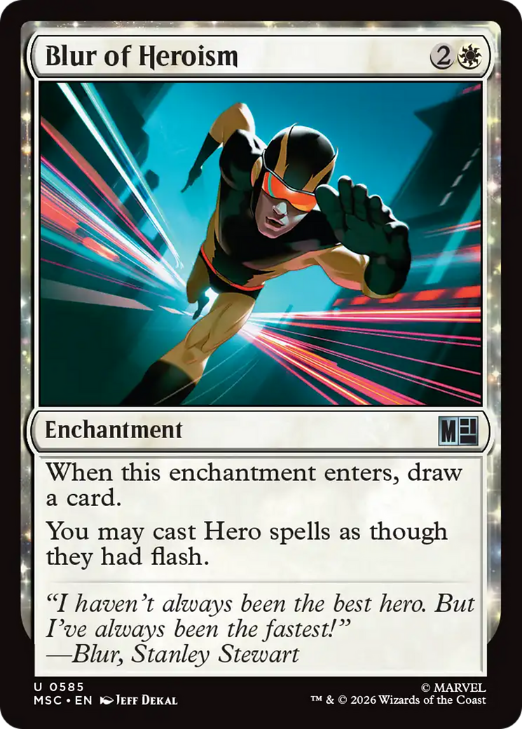 Blur of Heroism [Marvel Super Heroes Commander] - The Mythic Store | 24h Order Processing