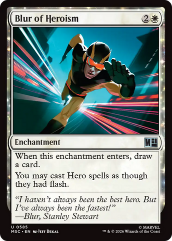 Blur of Heroism [Marvel Super Heroes Commander] - The Mythic Store | 24h Order Processing