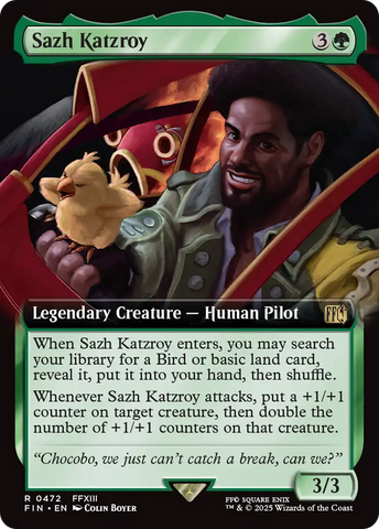 Sazh Katzroy (Extended Art) [FINAL FANTASY] - The Mythic Store | 24h Order Processing