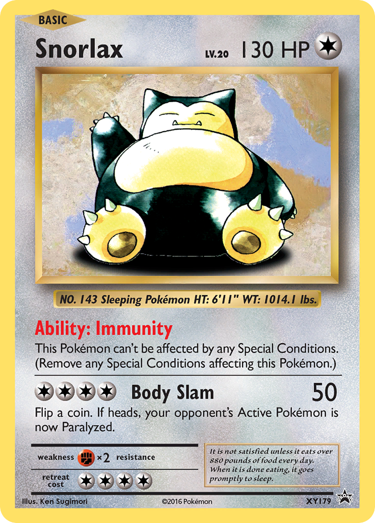 Snorlax (XY179) [XY: Black Star Promos] - The Mythic Store | 24h Order Processing