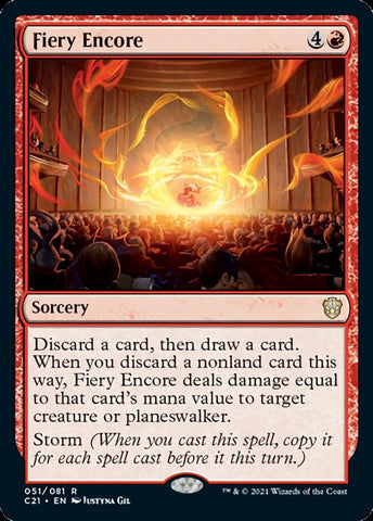 Fiery Encore [Commander 2021] - The Mythic Store | 24h Order Processing