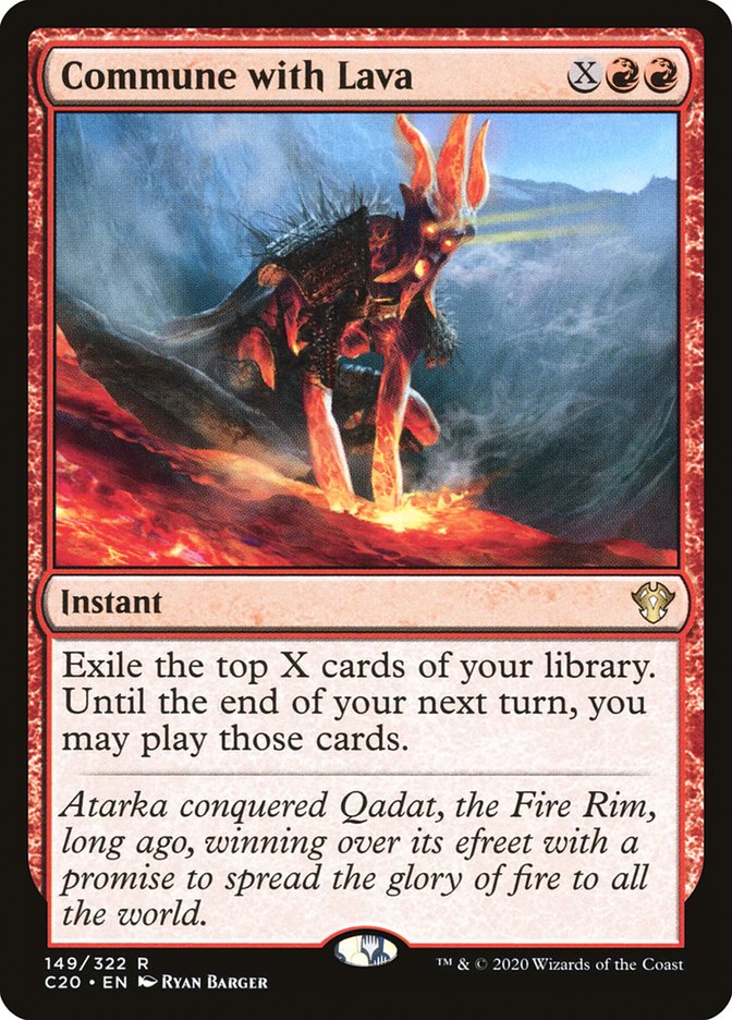 Commune with Lava [Commander 2020] - The Mythic Store | 24h Order Processing
