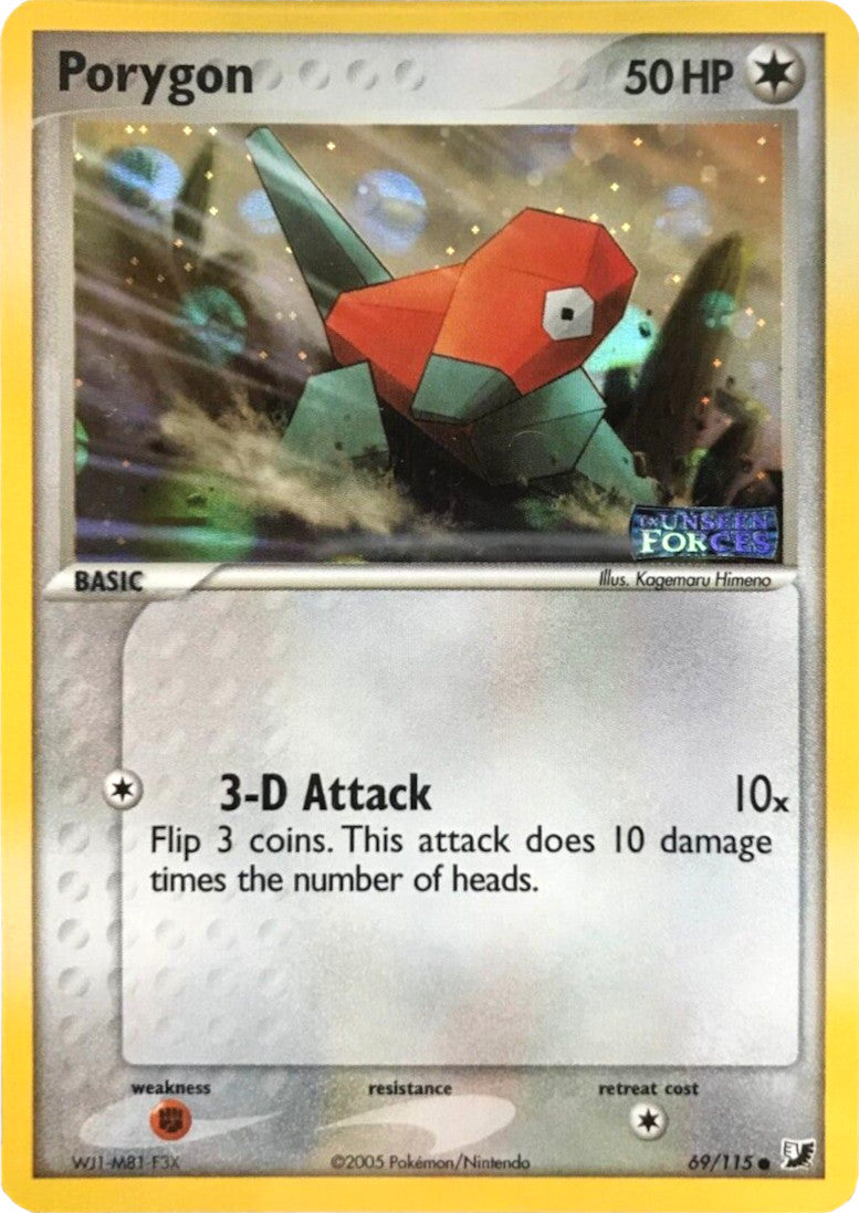 Porygon (69/115) (Stamped) [EX: Unseen Forces] - The Mythic Store | 24h Order Processing