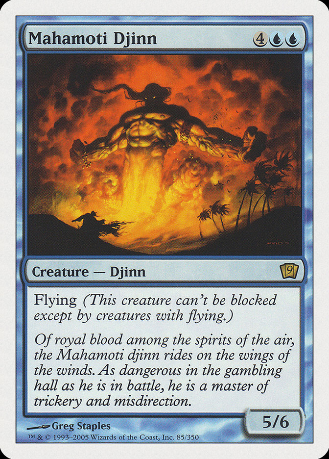 Mahamoti Djinn (9th Edition) [Oversize Cards] - The Mythic Store | 24h Order Processing