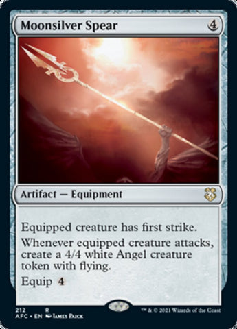 Moonsilver Spear [Dungeons & Dragons: Adventures in the Forgotten Realms Commander] - The Mythic Store | 24h Order Processing