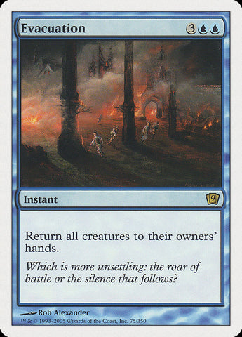 Evacuation [Ninth Edition] - The Mythic Store | 24h Order Processing