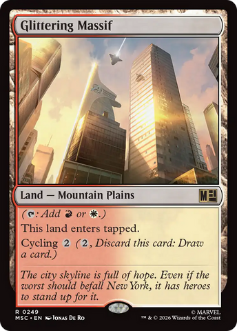 Glittering Massif [Marvel Super Heroes Commander] - The Mythic Store | 24h Order Processing