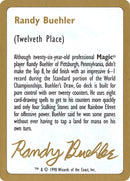 Randy Buehler Bio [World Championship Decks 1998] - The Mythic Store | 24h Order Processing