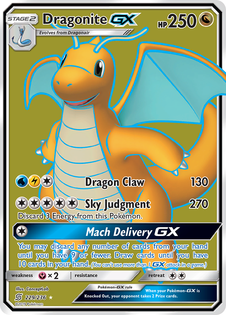 Dragonite GX (229/236) [Sun & Moon: Unified Minds] - The Mythic Store | 24h Order Processing