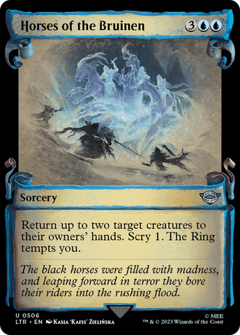 Horses of the Bruinen [The Lord of the Rings: Tales of Middle-Earth Showcase Scrolls] - The Mythic Store | 24h Order Processing