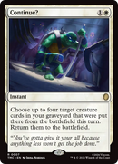 Continue? [Teenage Mutant Ninja Turtles Commander] - The Mythic Store | 24h Order Processing