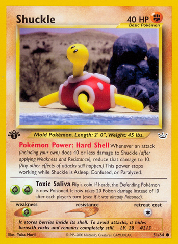 Shuckle (51/64) [Neo Revelation 1st Edition] - The Mythic Store | 24h Order Processing