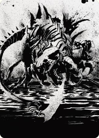 Karumonix, the Rat King Art Card [Phyrexia: All Will Be One Art Series] - The Mythic Store | 24h Order Processing