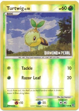 Turtwig (103/130) [Burger King Promos: 2008 Collection] - The Mythic Store | 24h Order Processing