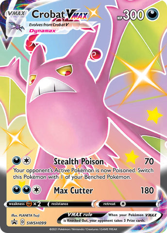 Crobat VMAX (SWSH099) (Jumbo Card) [Sword & Shield: Black Star Promos] - The Mythic Store | 24h Order Processing