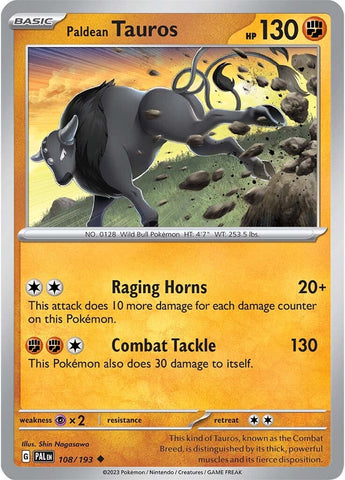 Paldean Tauros (108/193) [Scarlet & Violet: Paldea Evolved] - The Mythic Store | 24h Order Processing
