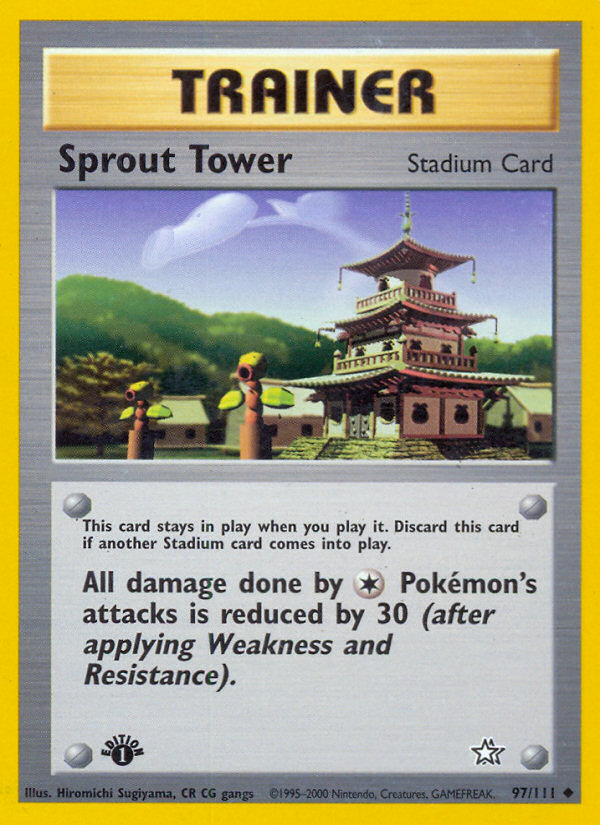 Sprout Tower (97/111) [Neo Genesis 1st Edition] - The Mythic Store | 24h Order Processing