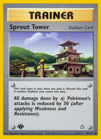 Sprout Tower (97/111) [Neo Genesis 1st Edition] - The Mythic Store | 24h Order Processing