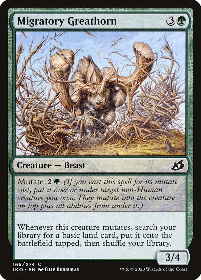Migratory Greathorn [Ikoria: Lair of Behemoths] - The Mythic Store | 24h Order Processing